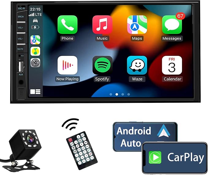 Naifay Double Din Car Stereo Compatible by Naifay