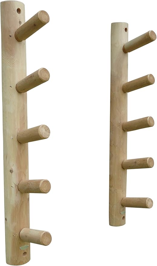 10-Place Wall-Mounted Ski Log Racks - Image 3