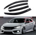 Rain Guards Side Window Visor Vent Outside Mount by Quxunzzzmakeup