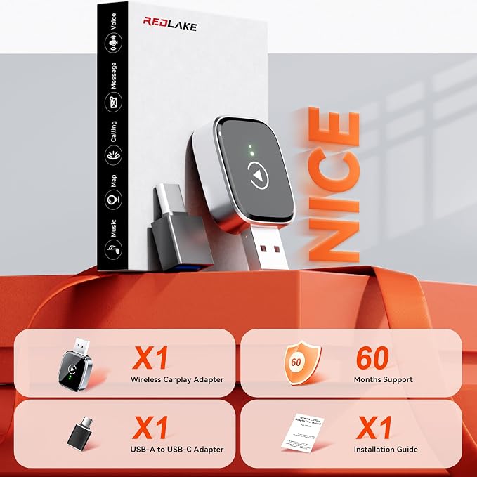 Redlake Wireless CarPlay Adapter - Image 7