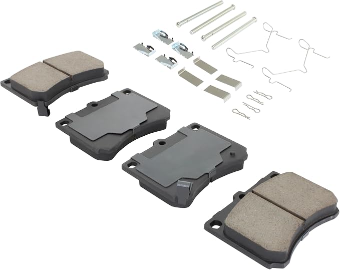 Premium Semi-Metallic Front Brake Pads Compatible - Image 2