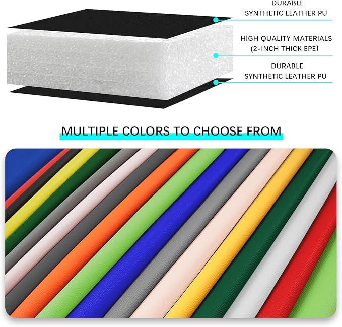 PROGOAL 60"/72" High Gym Wall Padding 2"/4" Thick Foam Basketball Court Wall - Image 3