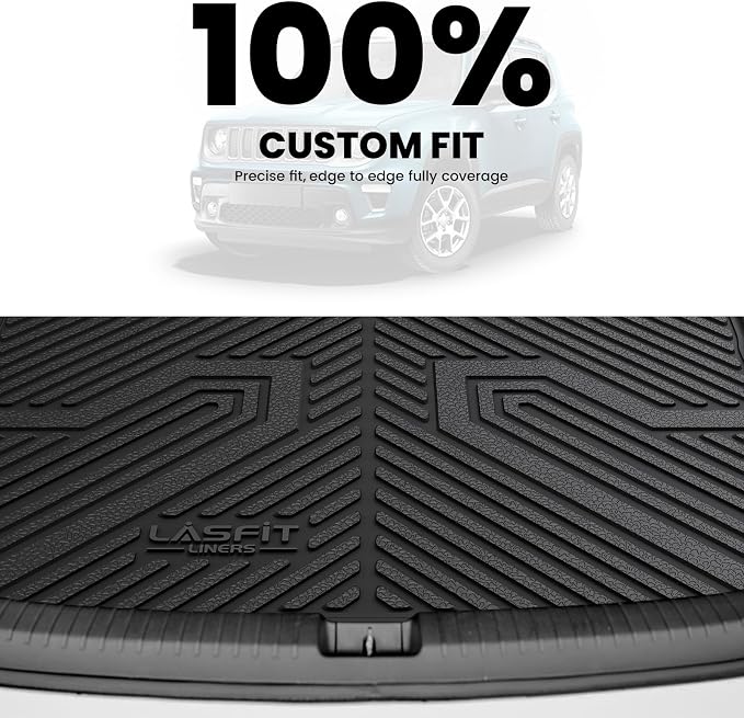 LASFIT Cargo Mat for Jeep Renegade 2015-2023 Upper Position, All Weather TPE - Image 8