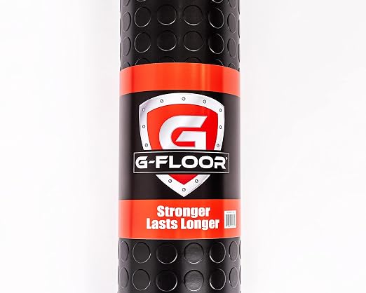 G-Floor Large Coin Pattern Vinyl Garage Floor Protector Mat, Extremely Durable by G-Floor