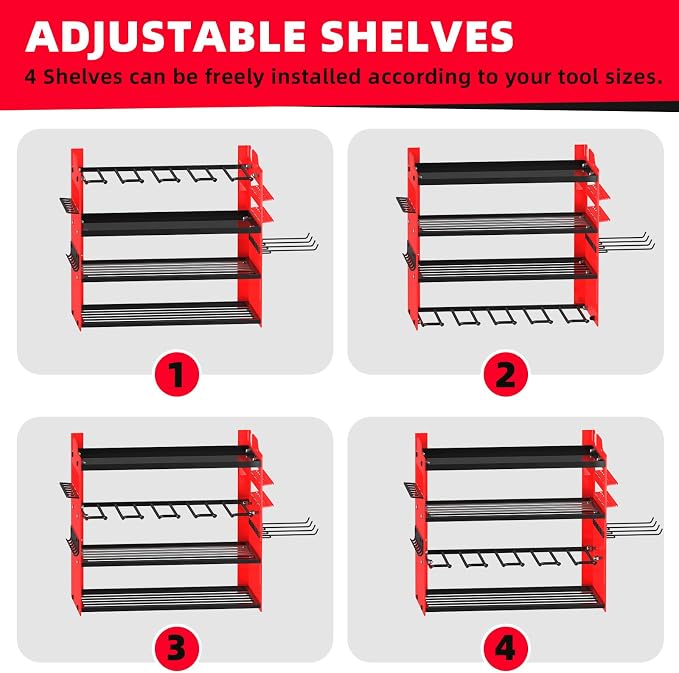 Power Tool Organizer Wall Mount - Image 5