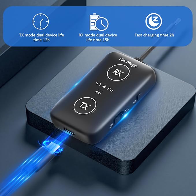2025 Upgraded Airplane Bluetooth 5.4 Adapter - Image 7