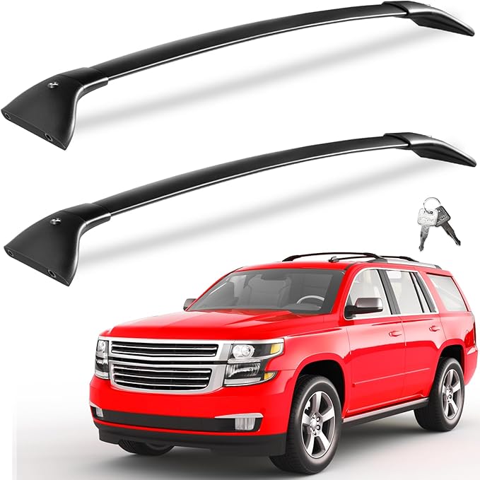 KINGGERI Lockable 220lbs Roof Rack Cross Bars Compatible by KINGGERI