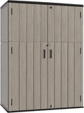 KINYING Outdoor Storage Shed, 57 Cu.ft Vertical Outdoor Storage Cabinet by KINYING