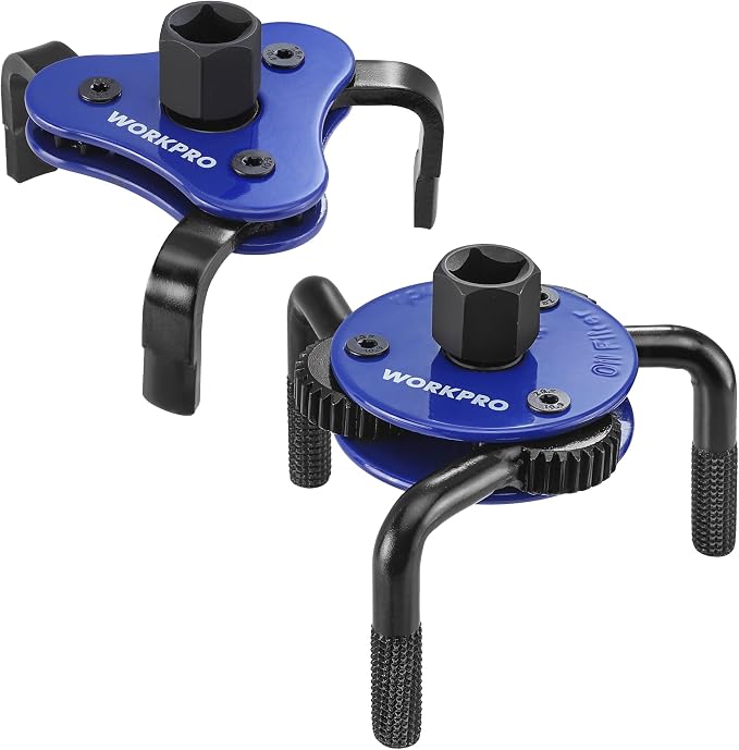 WORKPRO Universal Oil Filter Wrench & Removal Tool, Adjustable Oil Filter by WORKPRO