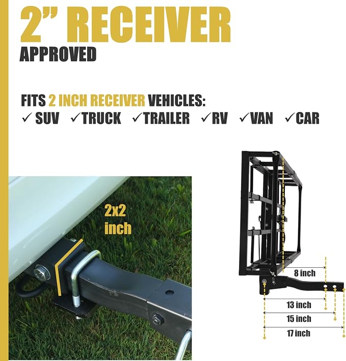 Hitch-Mount Bike Rack for Ebike Heavy-Duty - Image 7