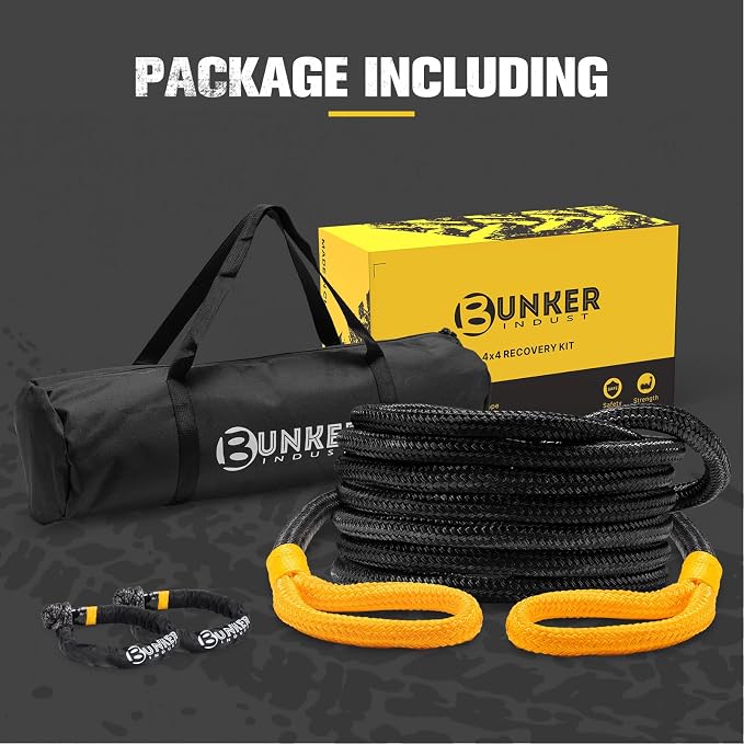BUNKER INDUST 1"×30ft Kinetic Recovery Rope - Image 8