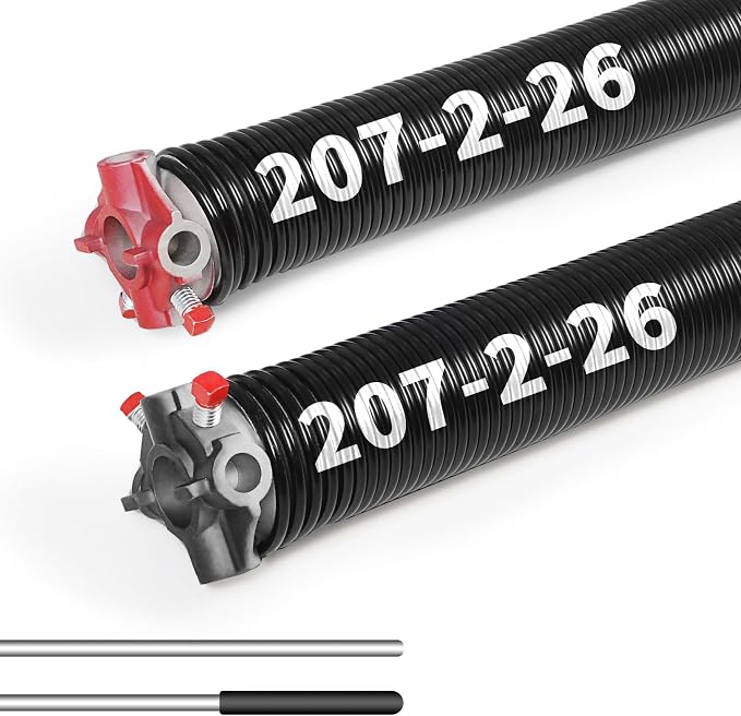 Pair of 2"Garage Door Torsion Springs Set by Jecoupoon