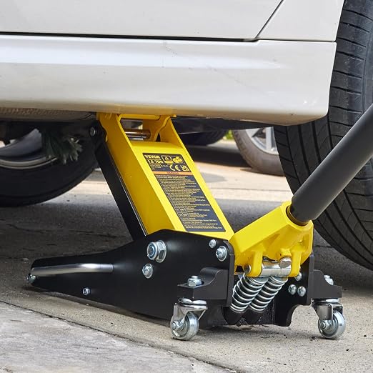 VEVOR Low Profile Floor Jack 1.5 Ton, Aluminum and Steel Race Ground Elevator - Image 8