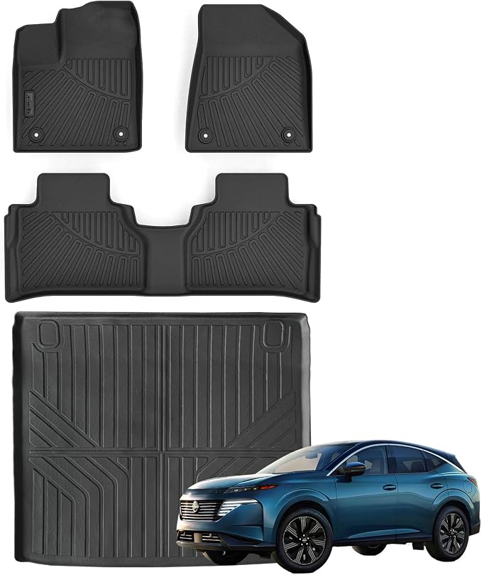 Floor Mats & Cargo Liners for 2025 Nissan Murano TPE All Weather Protection Car by AltraVosAllWeatherCarMats