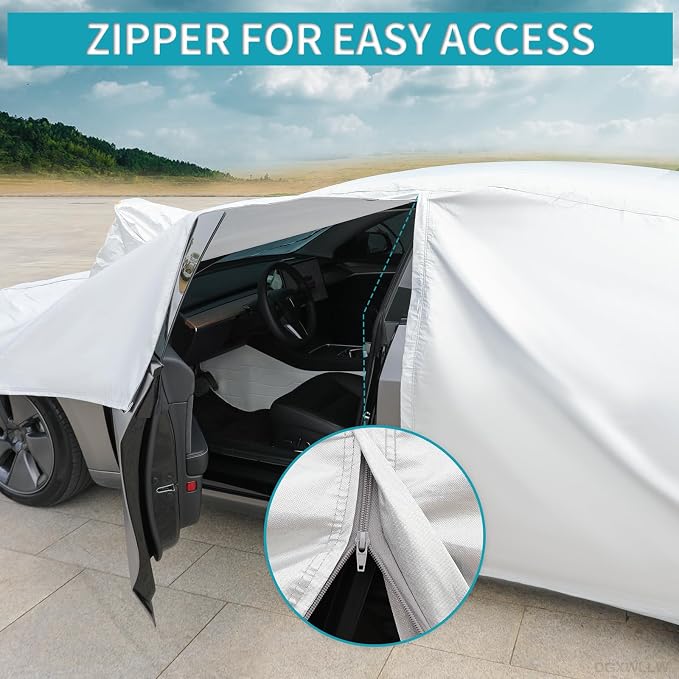 Car Cover for Tesla Model 3 2017-2025 Custom Fit Full Exterior Car Cover - Image 5
