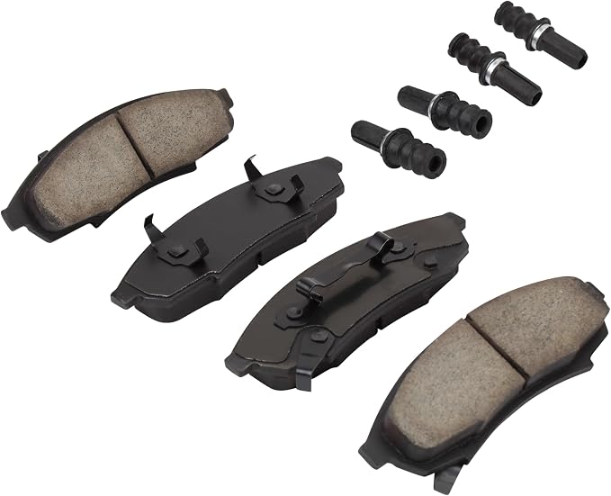 Premium Semi-Metallic Front Brake Pads Compatible - Image 2