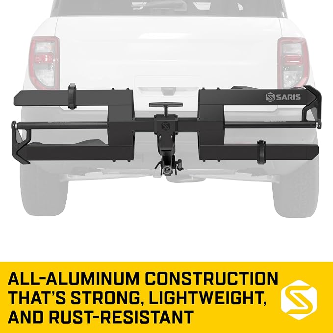 Saris SuperClamp G4 2-Bike Hitch Rack – Lightweight Platform Bike Carrier - Image 7