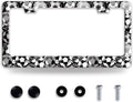 Personalise Soccer Ball Pattern License Plate Frame Funny License Plate Auto by NINANMY
