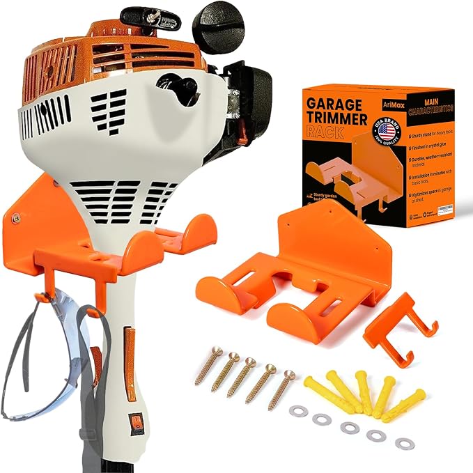 Weed Eater Hanger with Extra Hook by Unknown