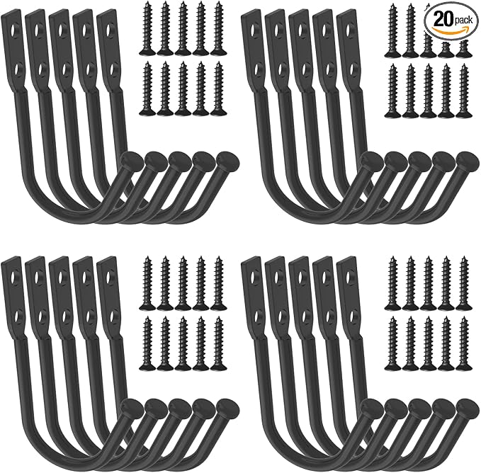 Wall Hooks Coat Hook Robe Hanging Robe & Towel Hooks, Utility Hooks Indoor by Aufuga