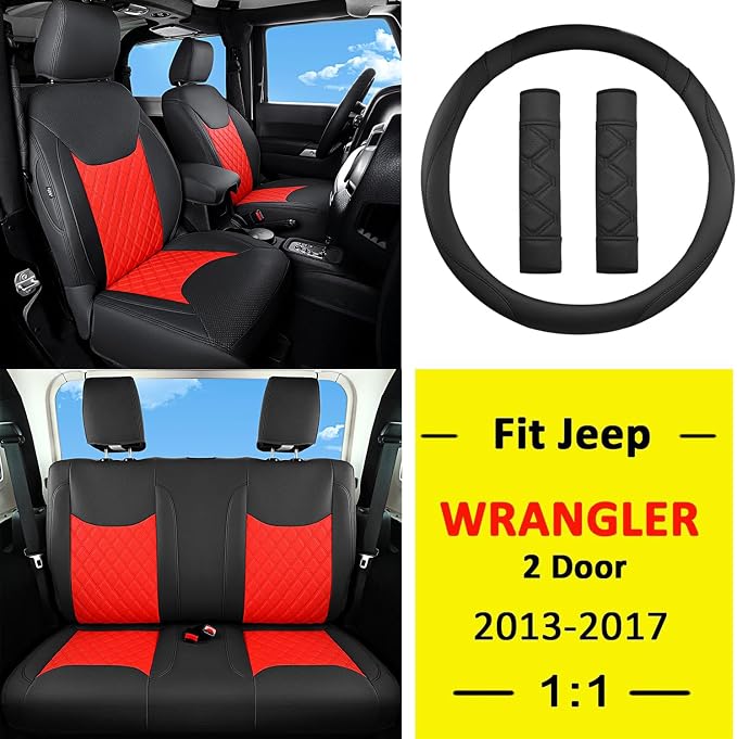 GIANT PANDA Customized Full Set Car Seat Covers - Image 2