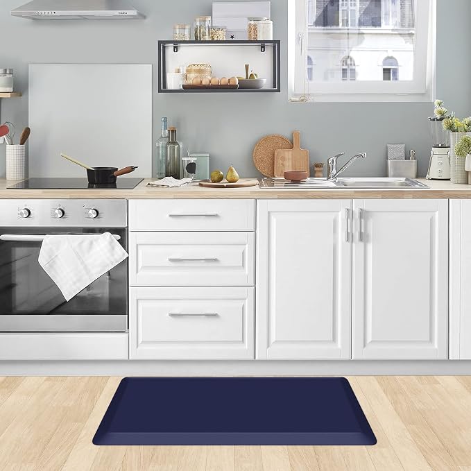 KitchenClouds Kitchen Mat Cushioned Anti Fatigue Kitchen Rug 0.8inch Waterproof - Image 7