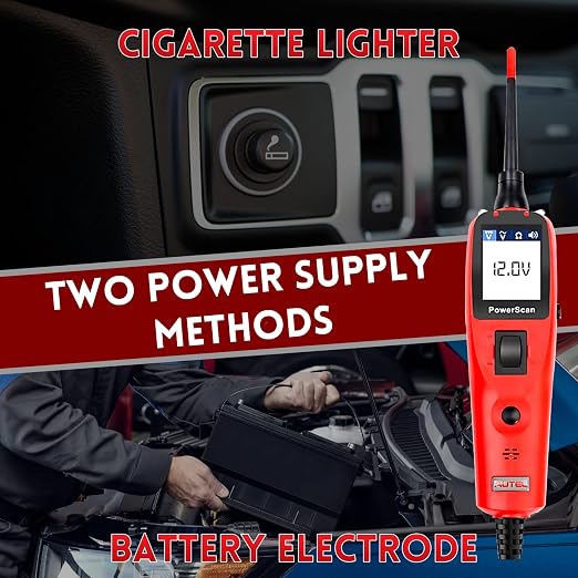Autel PowerScan PS100 Circuit Tester, Universal 12V 24V Automotive Power - Image 5
