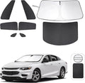TINGLU Window Shades for Chevrolet Malibu 2016-2025 Accessories Side Full by TINGLU