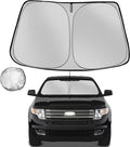 Windshield Sun Shade for 2007-2014 Ford Edge Foldable Sun Sunshade for Car by Fonowka
