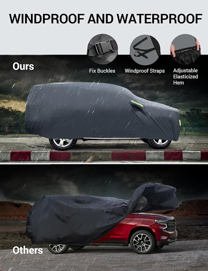 Proadsy 2025 Upgrade SUV Car Cover Compatible - Image 5