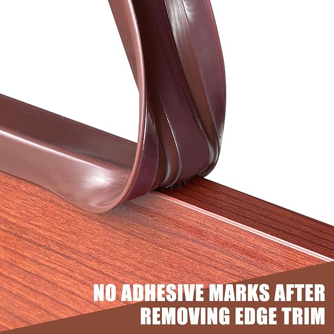 Rubber Edge Trim, Flexible Edge Banding, 1/2" U Channel Furniture Edge Protector - Image 4