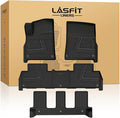 LASFIT Floor Mats for Rivian R1S 2022 2023 2024, All Weather Floor Liner TPE by LASFIT