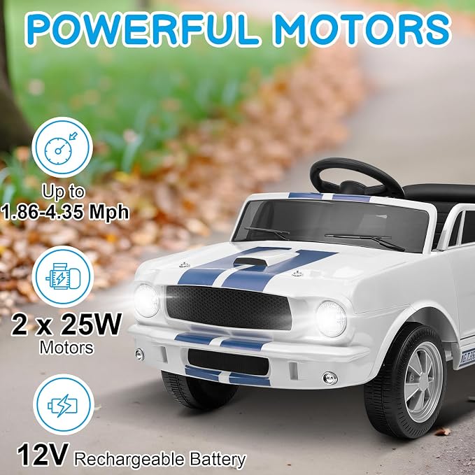 Winado Licensed Shelby Electric Car - Image 5