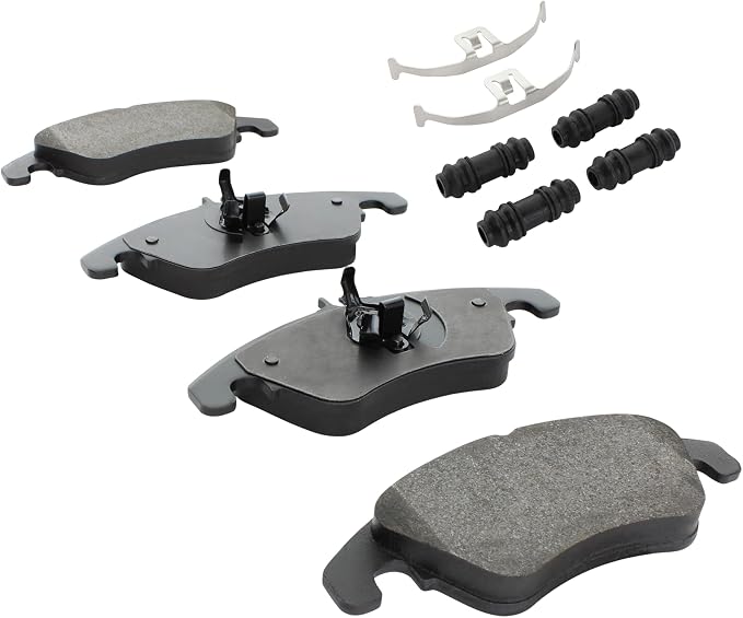 Premium Semi-Metallic Front Brake Pads Compatible - Image 2