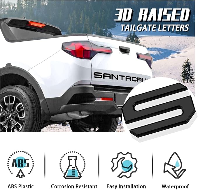 Tailgate Inserts Letters Compatible - Image 5