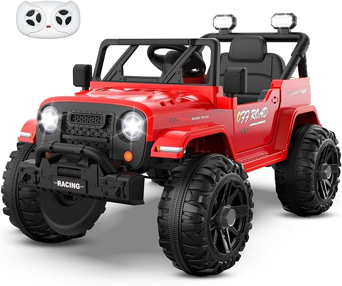 12V Ride On Truck Car with Remote Control, Kids Electric Vehicles with - Image 8