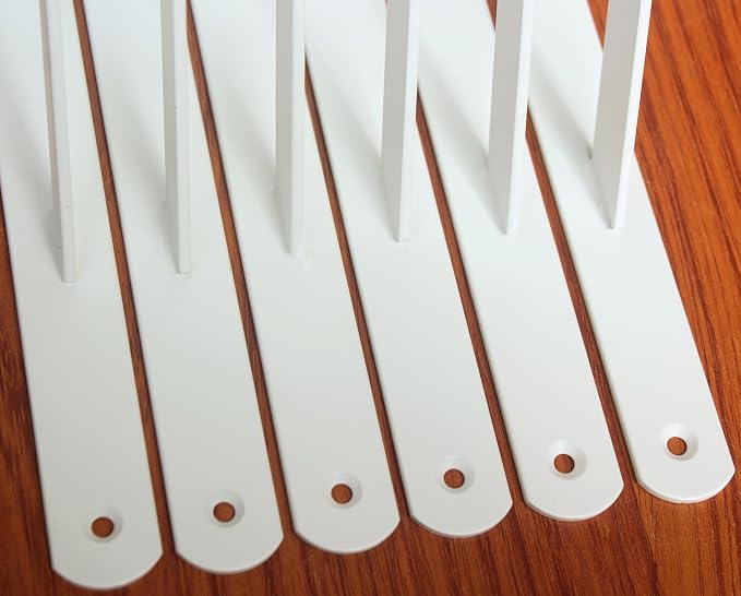 8 Pack L16 x H 10" White Heavy Duty Shelf Brackets - Image 3