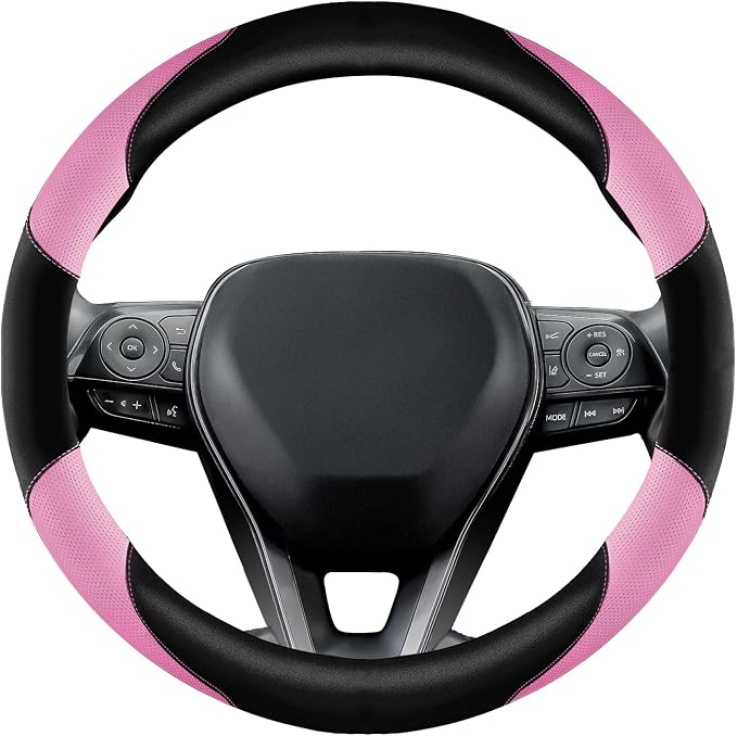 Soft Leather Steering Wheel Cover - Image 8