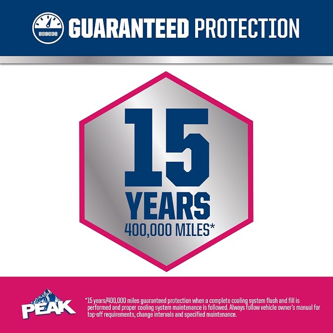 PEAK OET Extended Life Red/Pink Concentrate Antifreeze/Coolant - Image 4