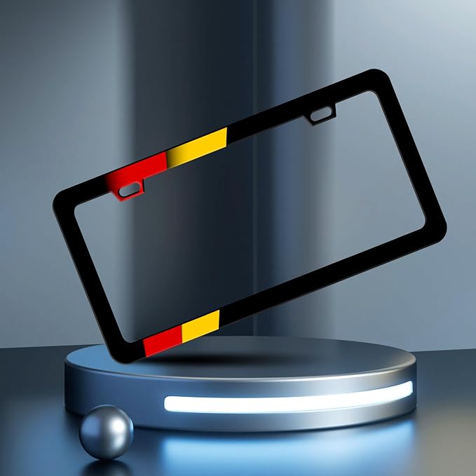 German Flag License Plate Frame Germany License Plate Frames Personalise - Image 2