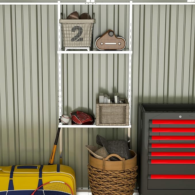 Patiowell 8x10 FT Outdoor Storage Shed - Image 6