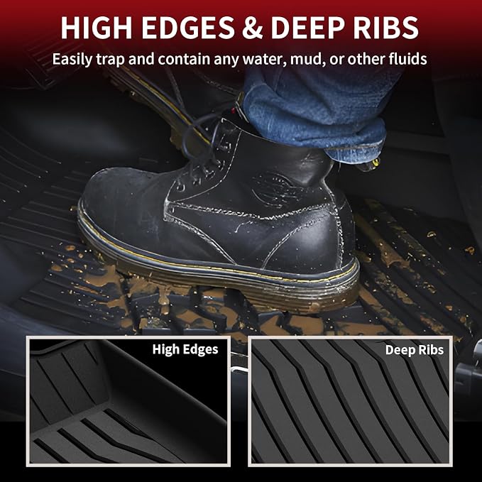 LASFIT Floor Mats for Mercedes Benz GLE 2019 2018 2017 2016 350/400 / 43 AMG / - Image 3
