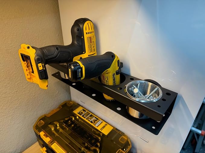 ULIBERMAGNET Power Tool Organizer Rack, Magnetic Heavy Duty Spray Bottle Holder - Image 7
