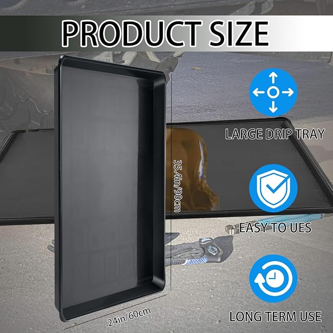 3Pcs Auto Oil Drip Pan Extra Large Oil Drip Pan - Image 4