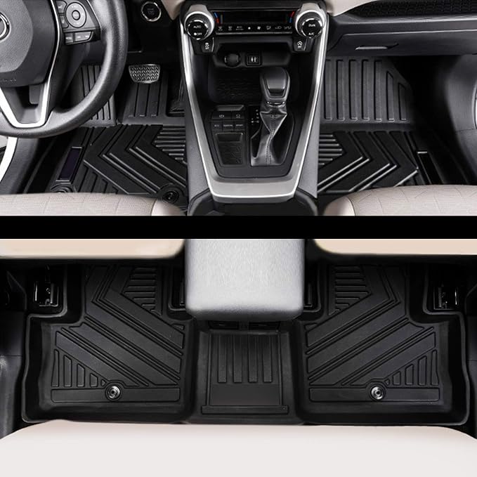 Vanseno Compatible for 2019-2025 Toyota Rav 4 Floor Mats & Cargo Liners Car - Image 4