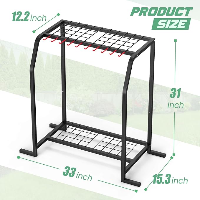 Trieez Extra Large Garden Tool Organizer - Image 7