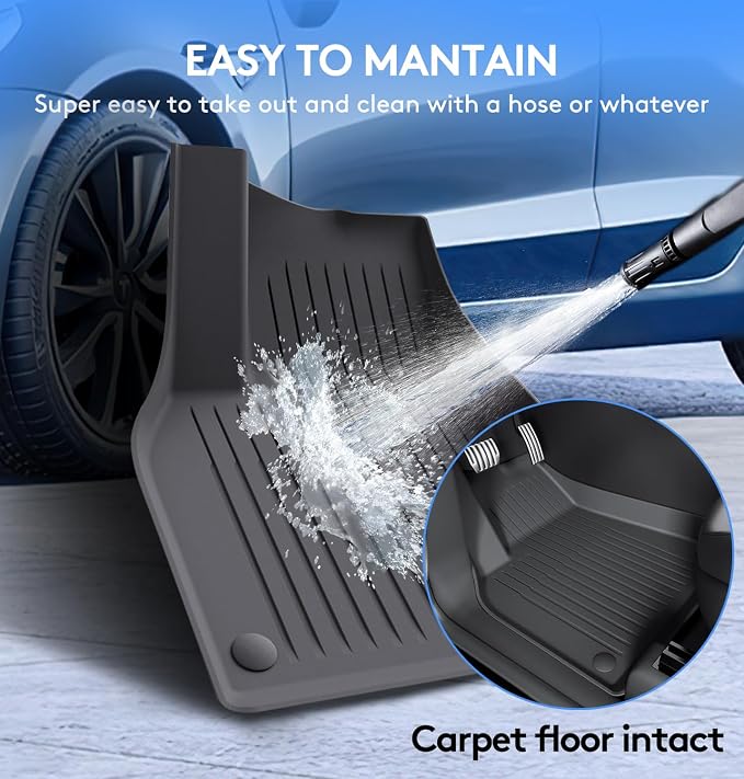 Floor Mats Fits for Tesla Model Y 5-Seat 2024-2020 - Image 5
