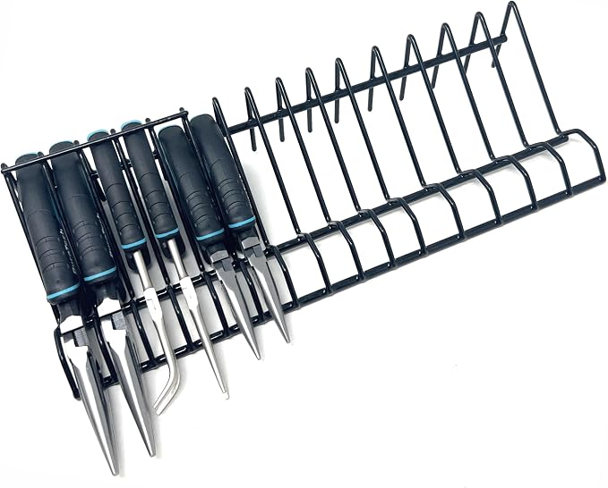 Plier Organizer Rack for Tool Box Storage, Holds Regular and Wide Handle Pliers by MLTOOLS