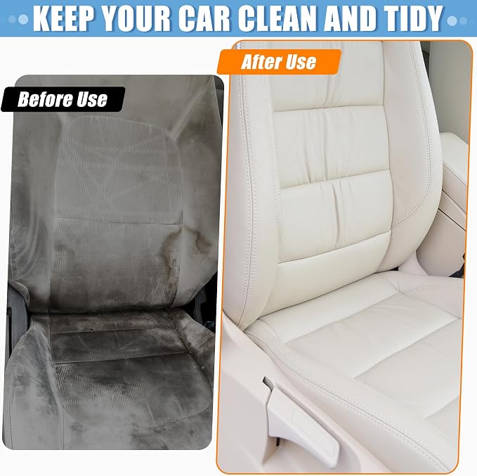 MYFAMIREA 250 PCS Disposable Car Seat Covers Clear Plastic Vehicle Seat - Image 4