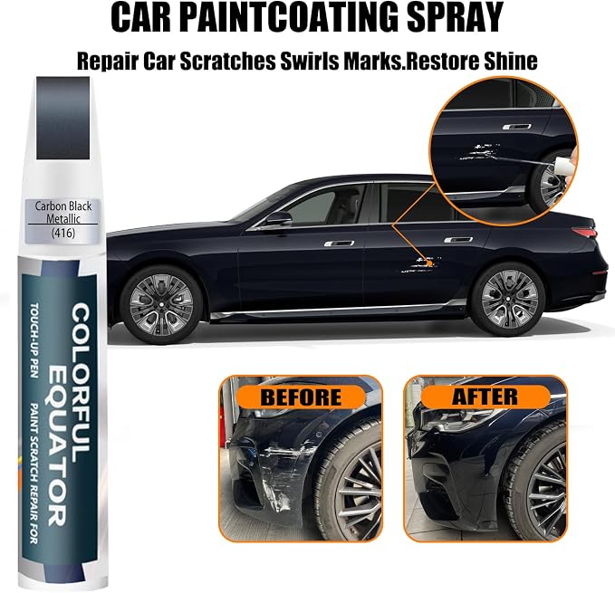 Carbon Black Metallic Touch Up Paint - Image 3